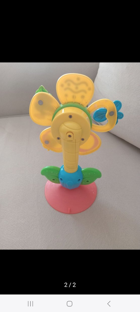 Renkli Müzikli Oyuncak Çiçek calisir durumda hic bir sorunu yok - Görsel 2