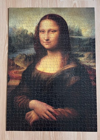Mona Lisa Temalı Puzzle