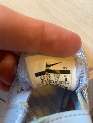 17 Beden Nike Bebek Spor Ayakkabı