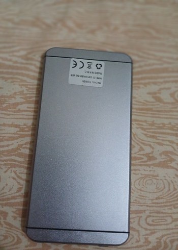 Gri Taşınabilir Power Bank