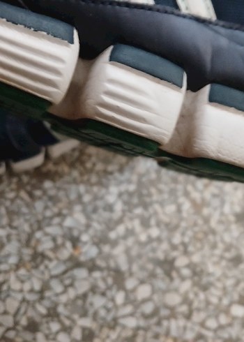 Mavi Gri Erkek Spor Ayakkabı Cırt Cırtlı - Görsel 9