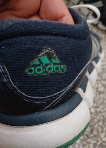 Mavi Gri Erkek Spor Ayakkabı Cırt Cırtlı - Görsel 4