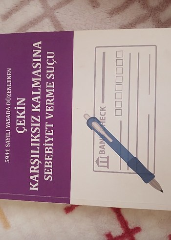 Çekin Karşılıksız Kalmasına Sebebiyet Verme Suçu Kitabı - Görsel 3