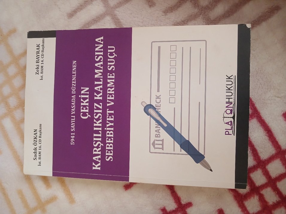 Çekin Karşılıksız Kalmasına Sebebiyet Verme Suçu Kitabı - Görsel 3