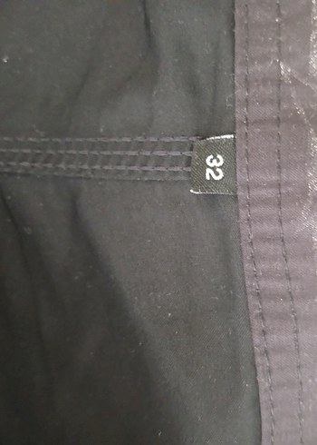 siyah Beli Kemerli Rahat Bermuda Şort - Görsel 15