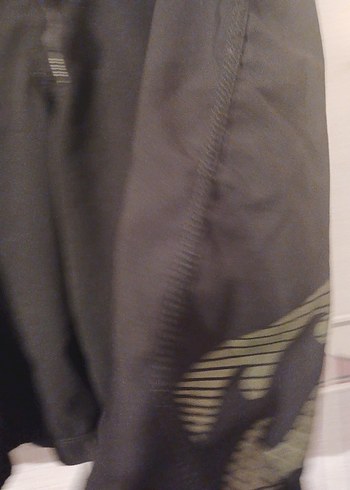 siyah Beli Kemerli Rahat Bermuda Şort - Görsel 5