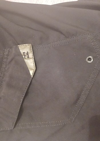 siyah Beli Kemerli Rahat Bermuda Şort - Görsel 8