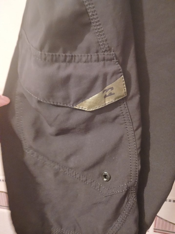 siyah Beli Kemerli Rahat Bermuda Şort - Görsel 3