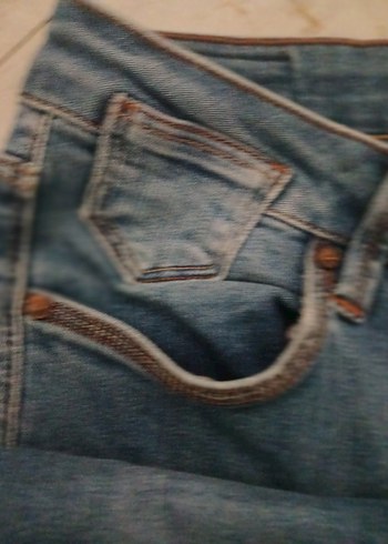 Kadın Mavi Denim Normal Boy Jean - Görsel 2