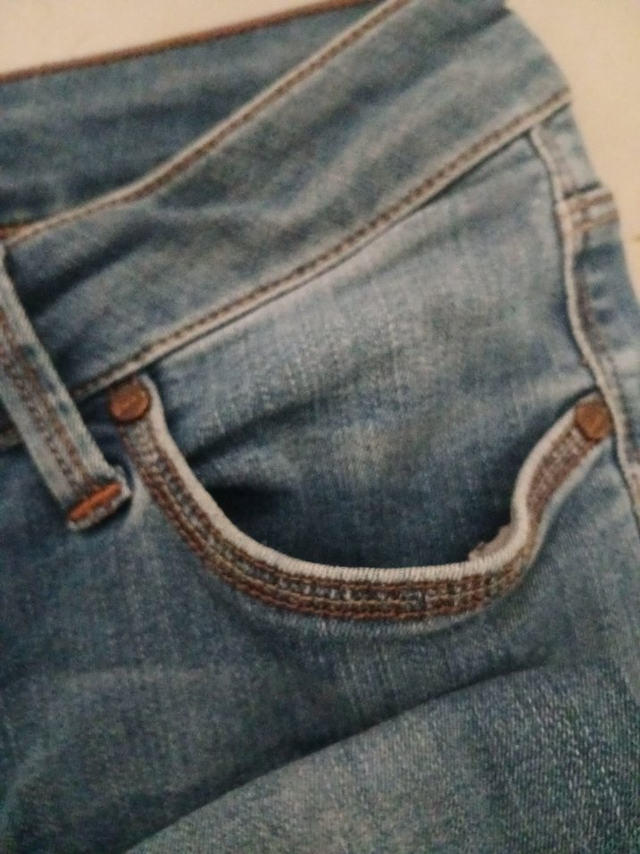 Kadın Mavi Denim Normal Boy Jean - Görsel 5