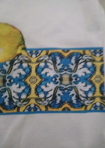 Kız Çocuk Baskılı Beyaz Tişört - Görsel 3