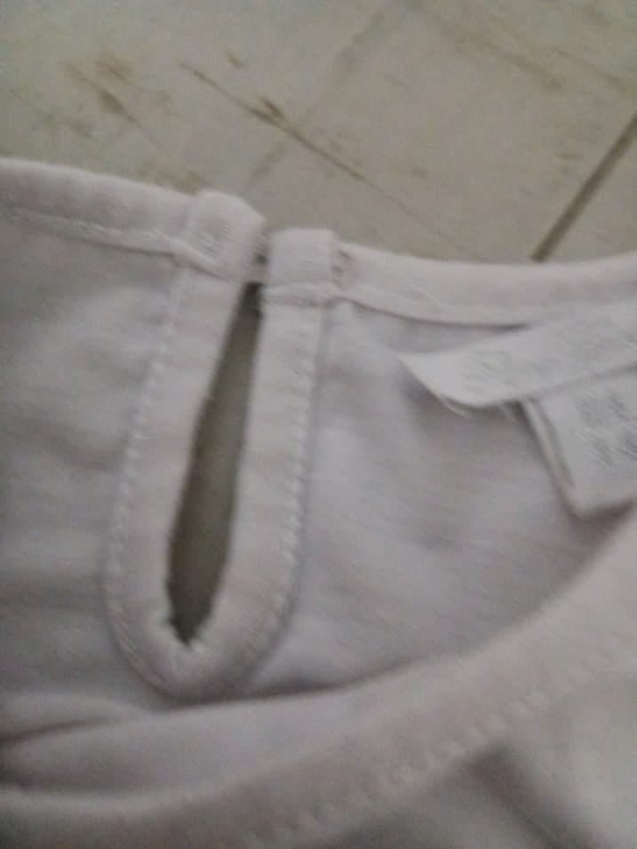 Kız Çocuk Baskılı Beyaz Tişört - Görsel 5