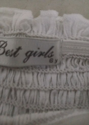 Beyaz Fırfırlı Mini Bluz - Görsel 5