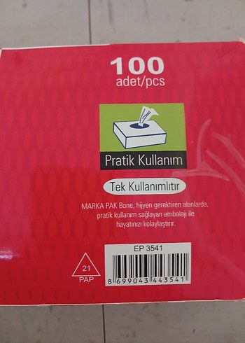 Pratik Kullanımlı Beyaz Bone - 100 Adet - Görsel 3