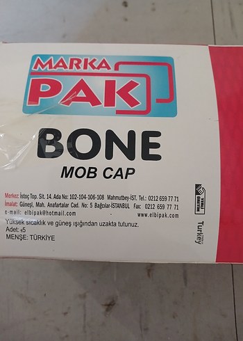 Pratik Kullanımlı Beyaz Bone - 100 Adet - Görsel 2