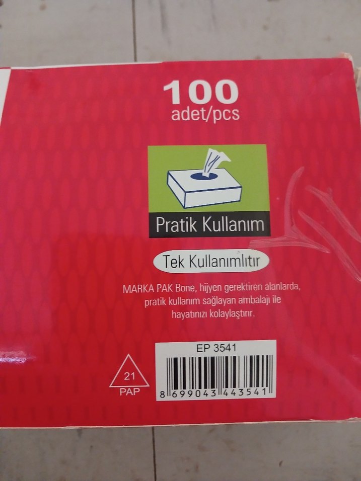 Pratik Kullanımlı Beyaz Bone - 100 Adet - Görsel 3