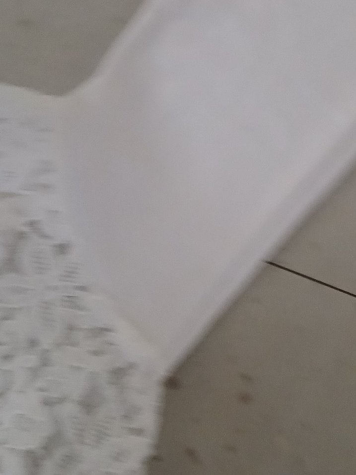 Beyaz Dantelli Kız Tayt - Görsel 3