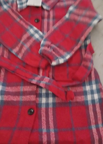 Kırmızı Kareli Uzun Kollu çocuk Gömlek - Görsel 5