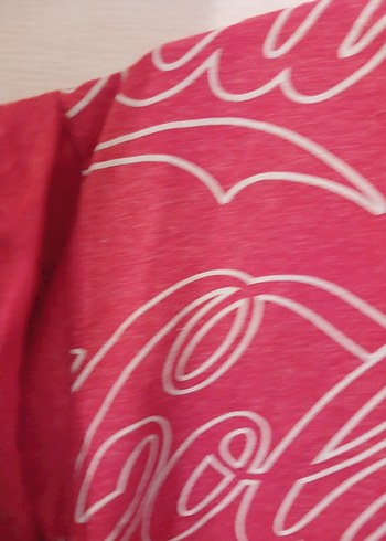 Pembe Baskılı Kısa Kollu Tişört - Görsel 8