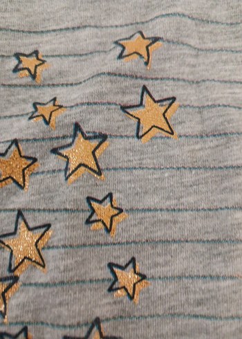 Kız Çocuk Gri Uzun Kollu Baskılı Tişört - Görsel 5