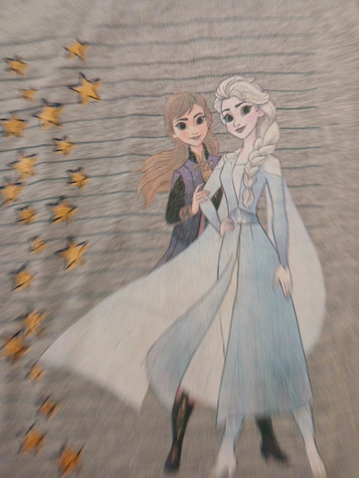 Kız Çocuk Gri Uzun Kollu Baskılı Tişört - Görsel 3