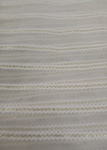 Beyaz Gri Çizgili Perde - Görsel 4