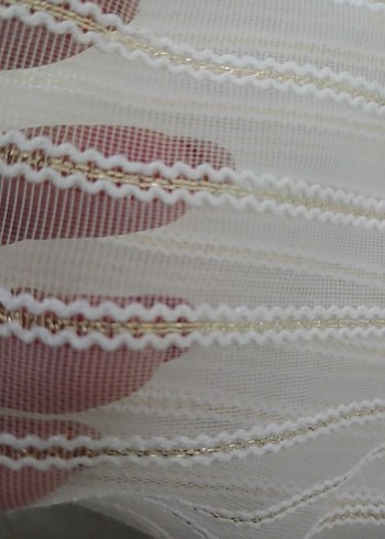 Beyaz Gri Çizgili Perde - Görsel 8