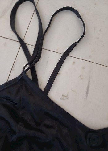 Siyah Gotik V  Fırfırlı Büstiyer - Görsel 8