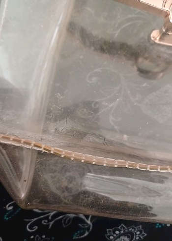 Zincir Detaylı Parlak şeffaf Kadın Çantası - Görsel 14