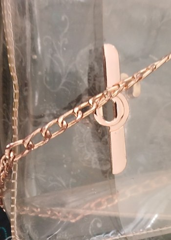 Zincir Detaylı Parlak şeffaf Kadın Çantası - Görsel 8