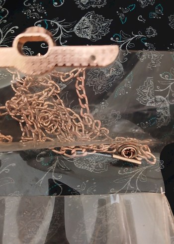 Zincir Detaylı Parlak şeffaf Kadın Çantası - Görsel 4