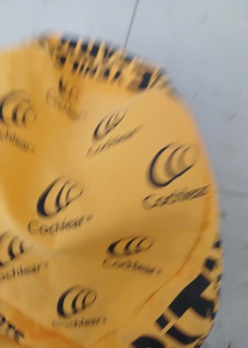 Sarı Baskılı saç bonesi - Görsel 2