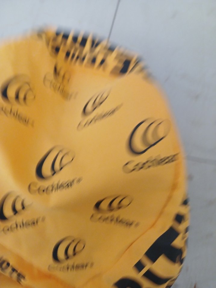 Sarı Baskılı saç bonesi - Görsel 2