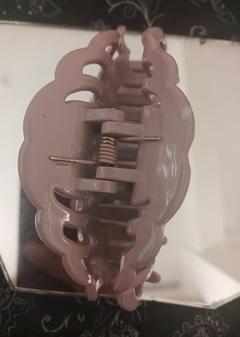 Bej Plastik Tokalı Saç Tokası - Görsel 6