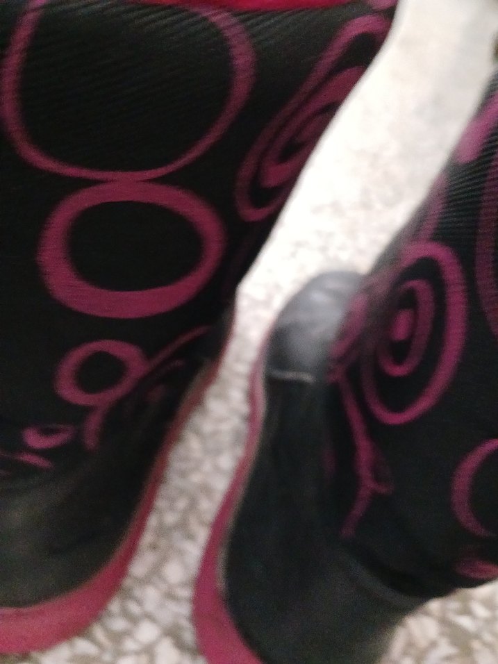 Kız Çocuk Pembe Desenli Kauçuk Bot - Görsel 2