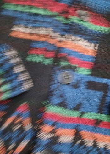 Aluma Desenli Bohem Erkek Gömlek - Görsel 9