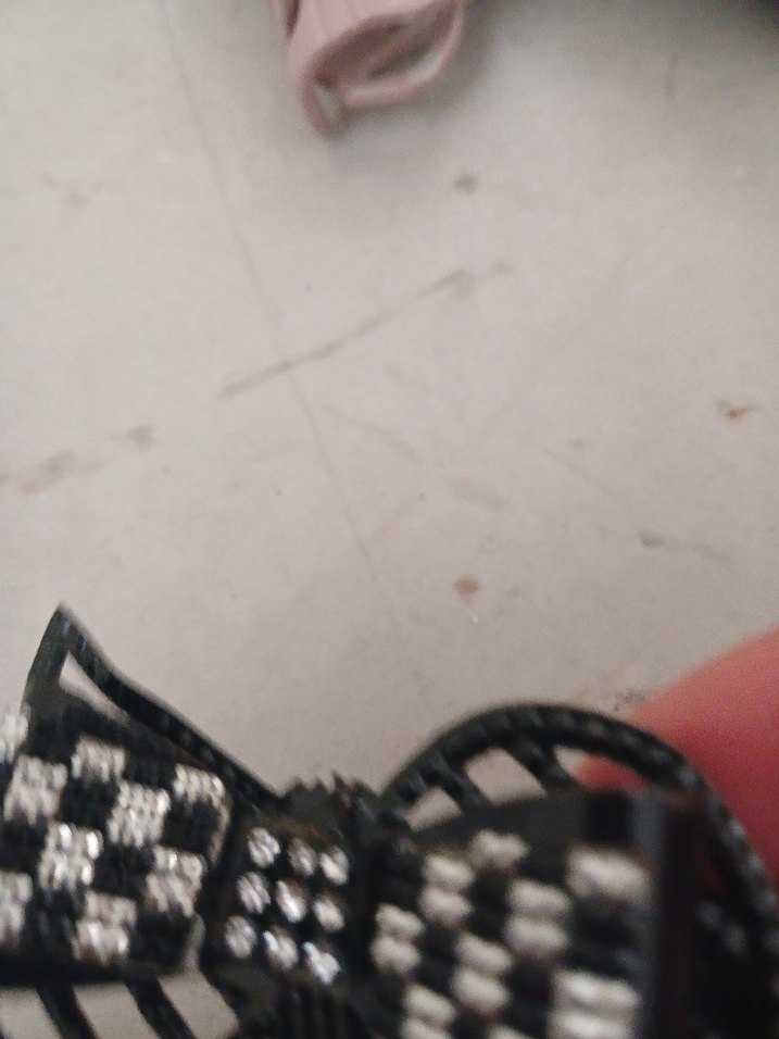 Siyah Taşlı Tokalı Rock Punk Saç Aksesuarı - Görsel 3