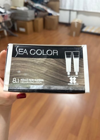 Sea Color Kalıcı Saç Boyası 8.1 Küllü Açık Kumral - Görsel 3