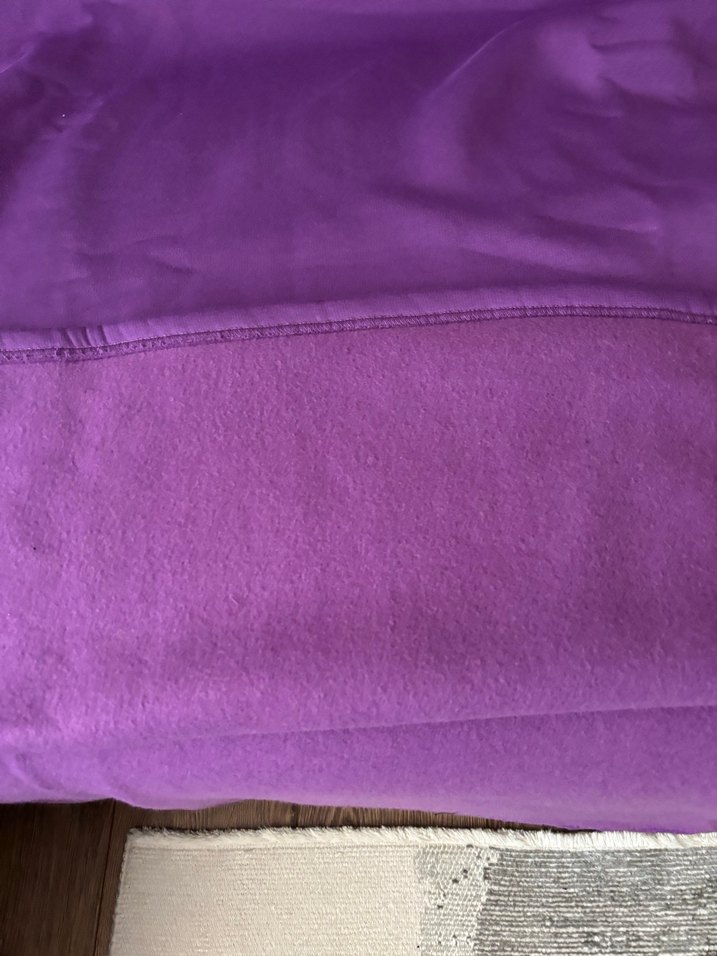 Mor polar içi yumoş battaniye - Görsel 2