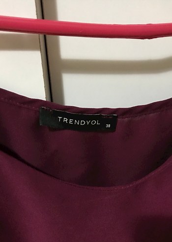 m Beden Bordo İnce Askılı Kadın Bluz