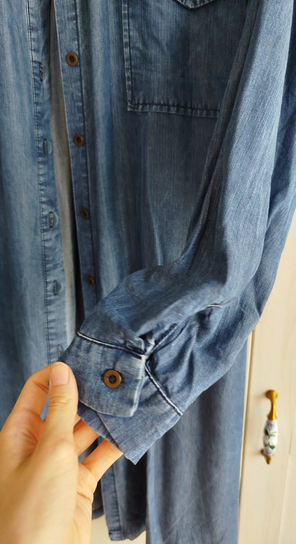 Kadın Uzun Kot Tunik - Görsel 3