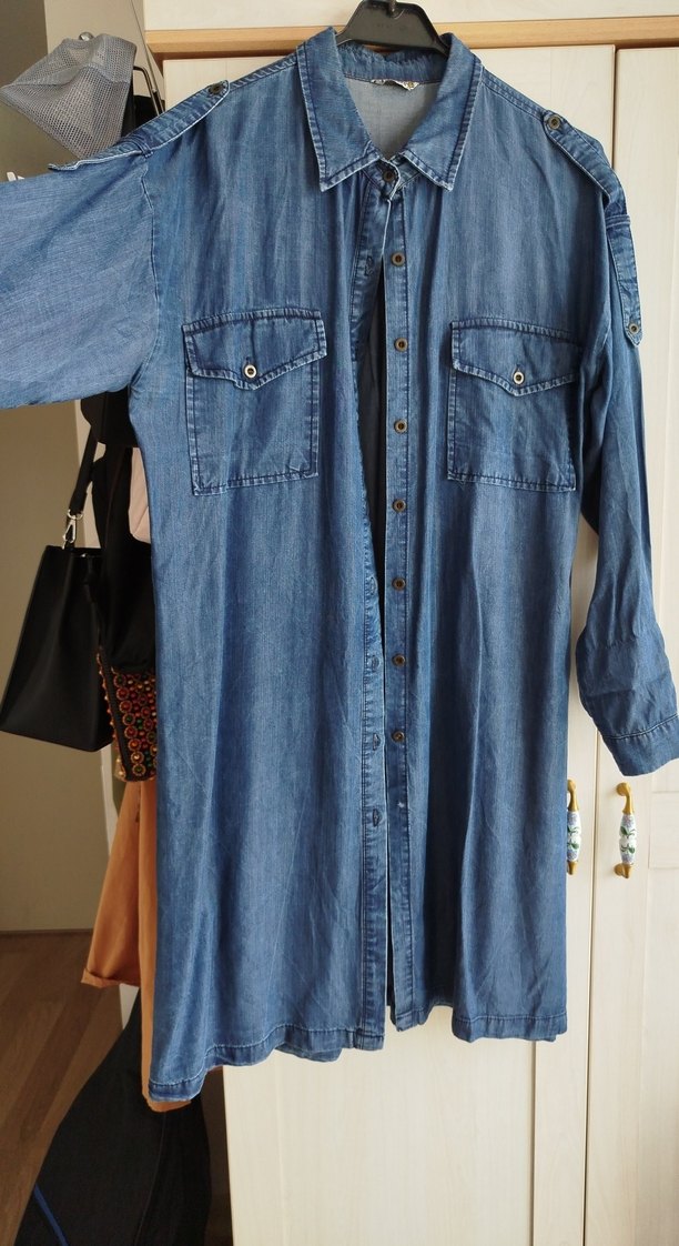 Kadın Uzun Kot Tunik - Görsel 4