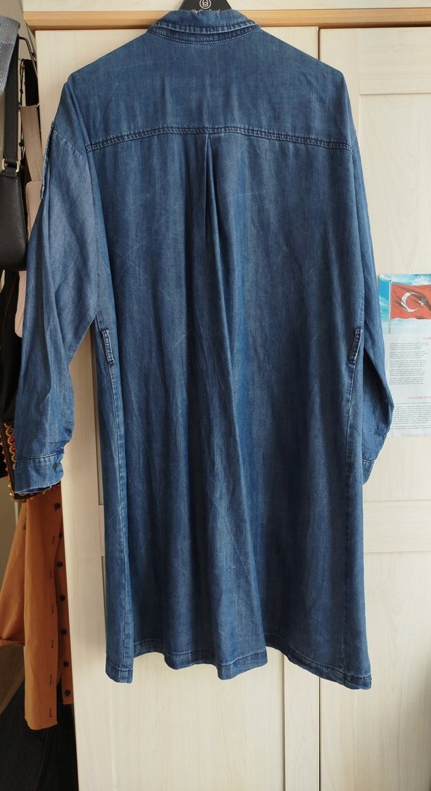 Kadın Uzun Kot Tunik - Görsel 2