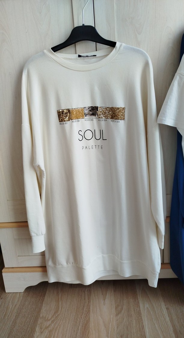 Beyaz Kadın Tunik - Görsel 2