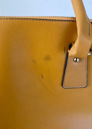 Bej Deri Kadın Çanta - Görsel 8