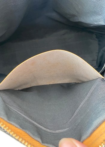 Bej Deri Kadın Çanta - Görsel 5