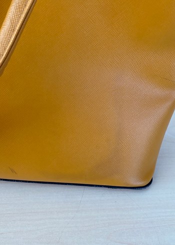 Bej Deri Kadın Çanta - Görsel 12