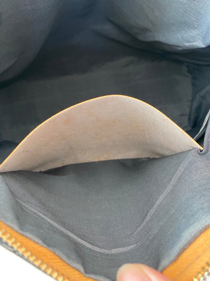 Bej Deri Kadın Çanta - Görsel 5