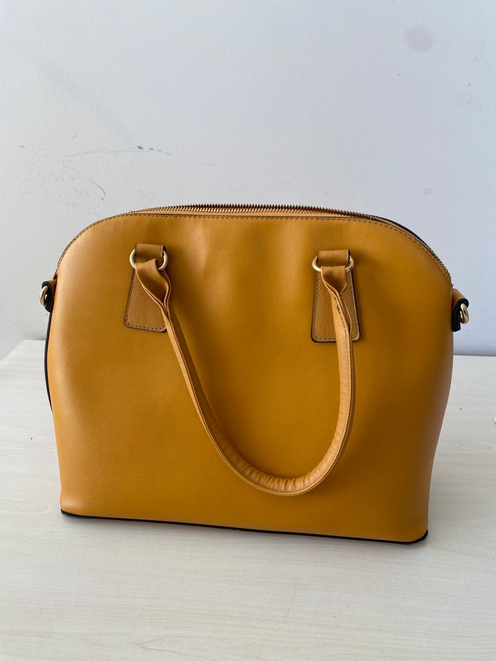 Bej Deri Kadın Çanta - Görsel 3