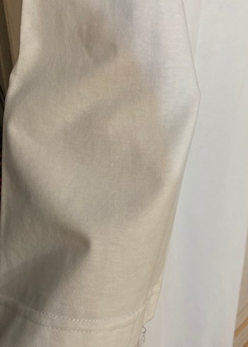 Manuka Oversize Pamuklu Beyaz Elbise - Görsel 5